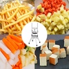 image:imageVEVOR Commercial Chopper with 4 Replacement Blades Commercial Vegetable Chopper Stainless Steel French Fry Cutter Potato Dicer amp Slicer Commercial Vegetable Fruit Chopper for Restaurants amp Home Kitche38inch