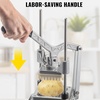 image:imageVEVOR Commercial Chopper with 4 Replacement Blades Commercial Vegetable Chopper Stainless Steel French Fry Cutter Potato Dicer amp Slicer Commercial Vegetable Fruit Chopper for Restaurants amp Home Kitche866 x 866 x 1969