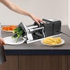 image:imageVEVOR Commercial French Fry Cutter 12Inch 38Inch Blade Stainless Steel Vegetable Fruit Chopper with 2 Replacement Blades Electric Potato Slicer Dicer for Restaurants amp Home Kitchen12 Inch  38 Inch  14 Inch