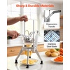 image:imageVEVOR Commercial French Fry Cutter with 4 Replacement Blades 14 and 38 Blade Easy Dicer Chopper 6wedge Slicer and 6wedge Apple Corer Lemon Potato Cutter for French Fries with Extended Handle38 in  14 in  12 in  6Wedge Corer