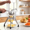 image:imageVEVOR Commercial French Fry Cutter with 4 Replacement Blades 14 and 38 Blade Easy Dicer Chopper 6wedge Slicer and 6wedge Apple Corer Lemon Potato Cutter for French Fries with Extended Handle38 in  14 in  12 in  6Wedge Corer
