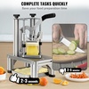 image:imageVEVOR Commercial French Fry Cutter with 4 Replacement Blades 14 and 38 Blade Easy Dicer Chopper 6wedge Slicer and 6wedge Apple Corer Lemon Potato Cutter for French Fries with Extended Handle14 38