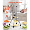 image:imageVEVOR Commercial French Fry Cutter with 4 Replacement Blades 14 and 38 Blade Easy Dicer Chopper 6wedge Slicer and 6wedge Apple Corer Lemon Potato Cutter for French Fries with Extended Handle38 in  14 in  12 in  6Wedge Corer