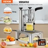 image:imageVEVOR Commercial French Fry Cutter with 4 Replacement Blades 14 and 38 Blade Easy Dicer Chopper 6wedge Slicer and 6wedge Apple Corer Lemon Potato Cutter for French Fries with Extended Handle14 38