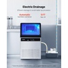 image:imageVEVOR Commercial Ice Maker Machine with Pump 130Lbs24H with 33Lbs Storage 45 Cubes per Cycle Freestanding amp Under Counter Ice Maker with LED Display amp SelfCleaning for Home Bar Restaurant130Lbs with Pump