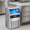 image:imageVEVOR Commercial Ice Maker with Drain Pump 150lbs24H Ice Maker Machine 70 Ice Cubes in 1215 Minutes Freestanding Ice Maker with 33lbs Storage Capacity LED Digital Display for Bar Home RestaurantSilver
