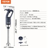 image:imageVEVOR Commercial Immersion Blender 750W 20 Heavy Duty Hand Mixer Variable Speed Kitchen Stick Mixer with 304 Stainless Steel Blade MultiPurpose Portable Mixer for Soup Smoothie Puree Baby Food500Watt 16inch