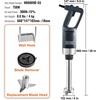 image:imageVEVOR Commercial Immersion Blender 750W 20 Heavy Duty Hand Mixer Variable Speed Kitchen Stick Mixer with 304 Stainless Steel Blade MultiPurpose Portable Mixer for Soup Smoothie Puree Baby Food750Watt 12inch