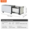 image:imageVEVOR Electric French Fry Cutter Potato Slicer with 12Inch and 38Inch Stainless Steel Blades Potato Cutter Chopper wAntislip Feet Great for Potato French Fries Cucumber Vegetables CarrotSilver
