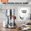 image:imageVEVOR Electric Grain Mill Grinder 600W High Power Commercial Spice Grinder 60L Pulverizer Powder Machine with Galvanized Sharp Blades for Dry Grains Spices Cereals Coffee Corn amp Pepper700g