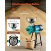 image:imageVEVOR Electric Grain Mill Grinder Commercial Spice Grinders 1500W Cast Iron Pulverizer Powder Machine with NonSlip Rubber Feet for Dry Grains Spices Cereals Coffee Corn amp PepperLarge