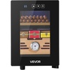 image:imageVEVOR Electric Humidor 33L 250 Counts Electric Cigar Humidor Cabinet with Cooling Temperature Control Spanish Cedar Wood Shelves amp Drawers Mechanical Hygrometer 4 Layers Cooler for Household16L