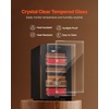 image:imageVEVOR Electric Humidor 33L 250 Counts Electric Cigar Humidor Cabinet with Cooling Temperature Control Spanish Cedar Wood Shelves amp Drawers Mechanical Hygrometer 4 Layers Cooler for Household48L