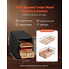 image:imageVEVOR Electric Humidor 33L 250 Counts Electric Cigar Humidor Cabinet with Cooling Temperature Control Spanish Cedar Wood Shelves amp Drawers Mechanical Hygrometer 4 Layers Cooler for Household16L