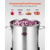 image:imageVEVOR Food Processor amp Vegetable Chopper 19 Quart FoodGrade Stainless Steel Food Processor Chopper with SCurve Blade and Scraper Ideal for Chopping Vegetables Fruit Grains Nuts19 Quart