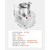 image:imageVEVOR Food Processor amp Vegetable Chopper 19 Quart FoodGrade Stainless Steel Food Processor Chopper with SCurve Blade and Scraper Ideal for Chopping Vegetables Fruit Grains Nuts63 Quart