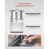 image:imageVEVOR Food Processor amp Vegetable Chopper 19 Quart FoodGrade Stainless Steel Food Processor Chopper with SCurve Blade and Scraper Ideal for Chopping Vegetables Fruit Grains Nuts63 Quart