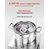 image:imageVEVOR Food Processor amp Vegetable Chopper 19 Quart FoodGrade Stainless Steel Food Processor Chopper with SCurve Blade and Scraper Ideal for Chopping Vegetables Fruit Grains Nuts63 Quart
