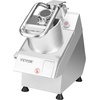 image:imageVEVOR Food Processor amp Vegetable Chopper 2 Feeding Holes FoodGrade Stainless Steel Food Processor Chopper with Detachable 6 Blades 3mm5mm7mm10mm Shredder 2mm4mm Slicer for Vegetables Fruit750 W