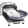image:imageVEVOR Food Processor amp Vegetable Chopper 2 Feeding Holes FoodGrade Stainless Steel Food Processor Chopper with Detachable 6 Blades 3mm5mm7mm10mm Shredder 2mm4mm Slicer for Vegetables Fruit250 W