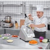 image:imageVEVOR Food Processor amp Vegetable Chopper 2 Feeding Holes FoodGrade Stainless Steel Food Processor Chopper with Detachable 6 Blades 3mm5mm7mm10mm Shredder 2mm4mm Slicer for Vegetables Fruit550 W