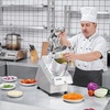 image:imageVEVOR Food Processor amp Vegetable Chopper 2 Feeding Holes FoodGrade Stainless Steel Food Processor Chopper with Detachable 6 Blades 3mm5mm7mm10mm Shredder 2mm4mm Slicer for Vegetables Fruit750 W