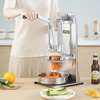 image:imageVEVOR French Fry Cutter Ergonomic Potato Slicer with 3 Blades 12 38 14 amp Juicer Plate EasyReplace Vegetable Chopper Dicer for Carrot Onion Lemon Ideal for Home amp Commercial Kitchens14  38  6Wedge Slicer  6Wedge Apple Corer