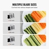 image:imageVEVOR French Fry Cutter Potato Slicer with 12Inch Stainless Steel Blade Manual Potato Cutter Chopper with Suction Cups Great for Potato French Fries Cucumber Vegetables CarrotGreen