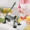 image:imageVEVOR French Fry Cutter Potato Slicer with 12Inch Stainless Steel Blade Manual Potato Cutter Chopper with Suction Cups Great for Potato French Fries Cucumber Vegetables CarrotGreen