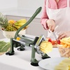 image:imageVEVOR French Fry Cutter Potato Slicer with 12Inch Stainless Steel Blade Manual Potato Cutter Chopper with Suction Cups Great for Potato French Fries Cucumber Vegetables CarrotGreen