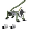 image:imageVEVOR French Fry Cutter Potato Slicer with 12Inch Stainless Steel Blade Manual Potato Cutter Chopper with Suction Cups Great for Potato French Fries Cucumber Vegetables CarrotGreen