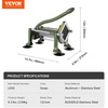 image:imageVEVOR French Fry Cutter Potato Slicer with 12Inch Stainless Steel Blade Manual Potato Cutter Chopper with Suction Cups Great for Potato French Fries Cucumber Vegetables CarrotGreen