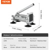 image:imageVEVOR French Fry Cutter Potato Slicer with 12Inch and 38Inch Stainless Steel Blades Manual Potato Cutter Chopper with Suction Cups Great for Potato French Fries Cucumber Vegetables Carrot2 inch  38 inch  14 inch