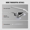 image:imageVEVOR French Fry Cutter Potato Slicer with 12Inch and 38Inch Stainless Steel Blades Manual Potato Cutter Chopper with Suction Cups Great for Potato French Fries Cucumber Vegetables Carrot12 inch  38 inch