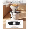 image:imageVEVOR Manual Grain Mill Homebrew Malt Grinder Adjustable Barley Mill Crusher for Wheat Beer Brewing  with 2 Stainless Steel Rollers 106 Gallon Hopper amp Metal Base Plate