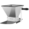 image:imageVEVOR Manual Grain Mill Homebrew Malt Grinder Adjustable Barley Mill Crusher for Wheat Beer Brewing  with 2 Stainless Steel Rollers 106 Gallon Hopper amp Metal Base Plate
