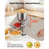 image:imageVEVOR Manual Grain Mill with High Hopper HandCrank Corn Grinder Heavy Duty Cast Iron Wheat Grinding Mill with Stable Table Clamp amp Dust Cover for Grains Spices Coffee Beans Nuts