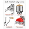 image:imageVEVOR Manual Grain Mill with High Hopper HandCrank Corn Grinder Heavy Duty Cast Iron Wheat Grinding Mill with Stable Table Clamp amp Dust Cover for Grains Spices Coffee Beans Nuts