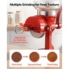 image:imageVEVOR Manual Grain Mill with Low Hopper HandCrank Corn Grinder Heavy Duty Cast Iron Wheat Grinding Mill with Stable Table Clamp amp Dust Cover for Grains Spices Coffee Beans Nuts