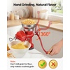 image:imageVEVOR Manual Grain Mill with Low Hopper HandCrank Corn Grinder Heavy Duty Cast Iron Wheat Grinding Mill with Stable Table Clamp amp Dust Cover for Grains Spices Coffee Beans Nuts