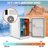 image:imageVEVOR Mini Fridge 20L Skincare Fridges with Temper Control Touch Screen Portable Small Beverage Refrigerator for Bedroom Office Car Dorm ACDC Cool Warmer for Cosmetic Drink Milk White20L White