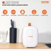 image:imageVEVOR Mini Skin Care Fridge 4 L6 Can Cute Makeup Refrigerator for Cosmetics Beverage Fruit Milk ACDC Cooler amp Warmer Mute Tiny Cooling for Bedroom Office Dorm Desk Car ETL Certified White