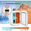 image:imageVEVOR Mini Skin Care Fridge 4 L6 Can Cute Makeup Refrigerator for Cosmetics Beverage Fruit Milk ACDC Cooler amp Warmer Mute Tiny Cooling for Bedroom Office Dorm Desk Car ETL Certified White
