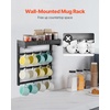 image:imageVEVOR Mug Holder Tree with Marble Base 8 Hooks Coffee Cup Holder for Counter Carbon Steel Mug Tree Cup Rack Stand Upgraded Coffee Cup Tree for Coffee Bar Kitchen Home Organizer12 HooksWall Mounted