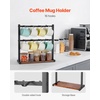 image:imageVEVOR Mug Holder Tree with Marble Base 8 Hooks Coffee Cup Holder for Counter Carbon Steel Mug Tree Cup Rack Stand Upgraded Coffee Cup Tree for Coffee Bar Kitchen Home Organizer16 HooksWood Mug
