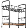 image:imageVEVOR Mug Holder Tree with Marble Base 8 Hooks Coffee Cup Holder for Counter Carbon Steel Mug Tree Cup Rack Stand Upgraded Coffee Cup Tree for Coffee Bar Kitchen Home Organizer12 HooksCountertop