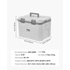 image:imageVEVOR Portable Cooler 21 QT Hard Cooler with Ice Retention HeavyDuty Handles and Strap Lightweight Rigid Material Insulated Portable Cooler Suitable for Family Picnics and Short Trips