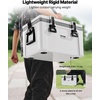 image:imageVEVOR Portable Cooler 26 QT Hard Cooler with Ice Retention HeavyDuty Handles and Strap Lightweight Rigid Material Insulated Portable Cooler Suitable for Family Picnics and Short Trips