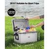 image:imageVEVOR Portable Cooler 26 QT Hard Cooler with Ice Retention HeavyDuty Handles and Strap Lightweight Rigid Material Insulated Portable Cooler Suitable for Family Picnics and Short Trips