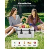 image:imageVEVOR Portable Cooler 26 QT Hard Cooler with Ice Retention HeavyDuty Handles and Strap Lightweight Rigid Material Insulated Portable Cooler Suitable for Family Picnics and Short Trips